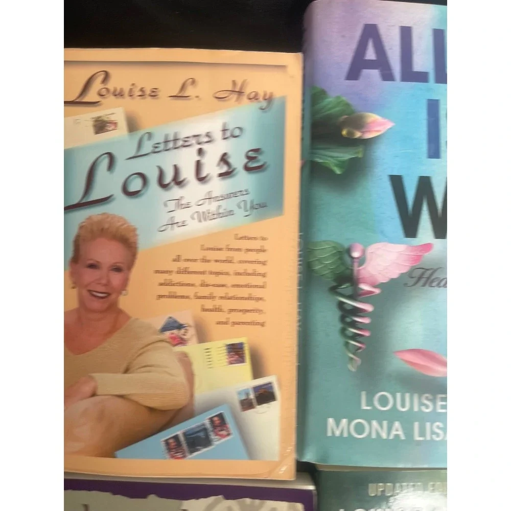 Louise Hay Self Help Books Lot of 5‎ Heal Your Body Thoughts Future